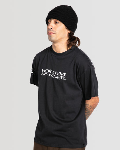 Camiseta Volcom Slim Vtv Preta