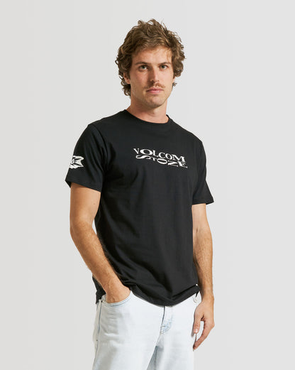 Camiseta Volcom Slim Vtv Preta