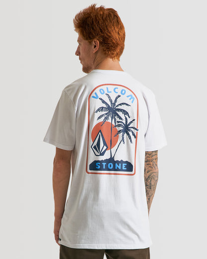 Camiseta Volcom Long Island Dazer Branca