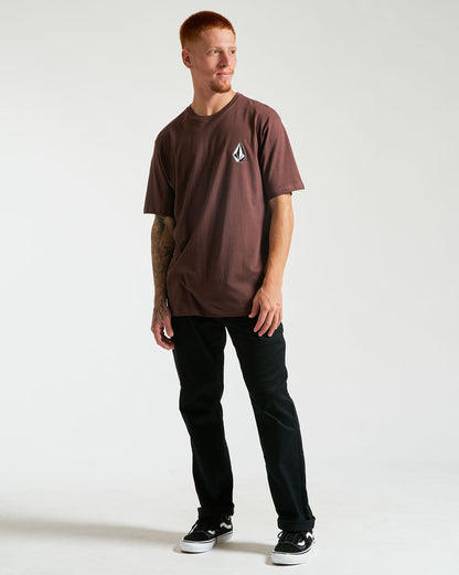 Camiseta Volcom Regular Deadly Stone Vinho