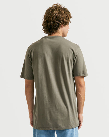 Camiseta Volcom Regular Crisp Stone Cinza