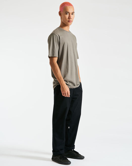 Camiseta Volcom Regular Solid Stone Cinza