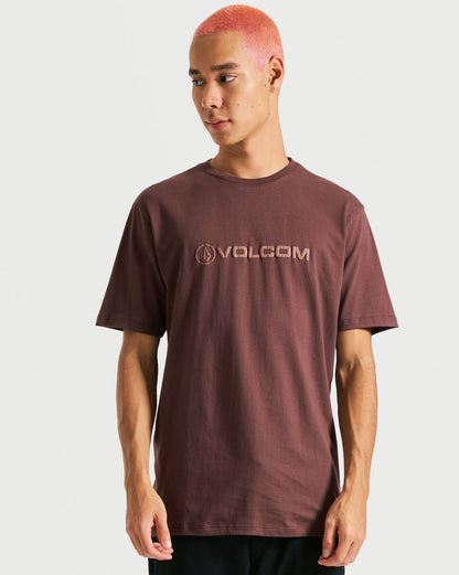 Camiseta Volcom Regular New Style Vinho