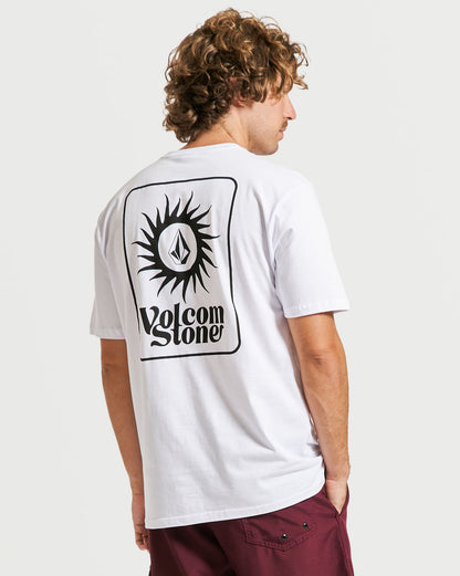 Camiseta Volcom Regular Sunrizer Branca