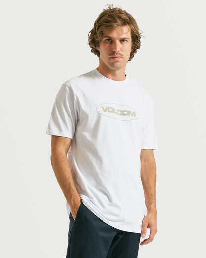 Camiseta Volcom Regular Dial Up Branca