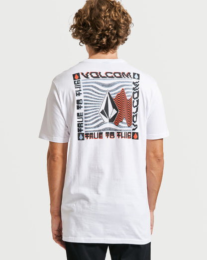 Camiseta Volcom Regular Slider Branca