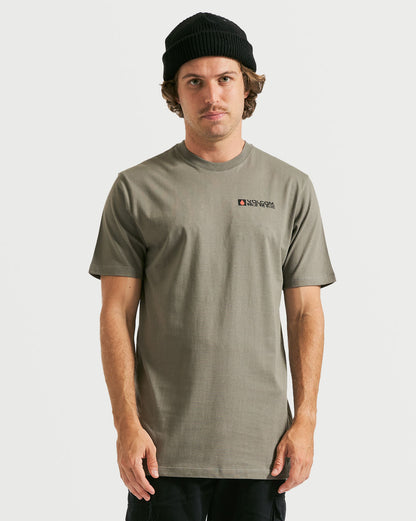 Camiseta Volcom Regular Slider Cinza