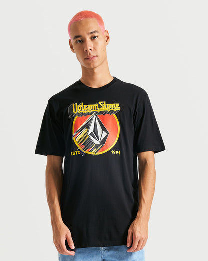 Camiseta Volcom Regular Vengeance Preta