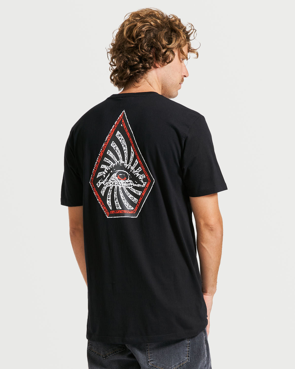 Camiseta Volcom Regular Surf Vitals Jack Preta