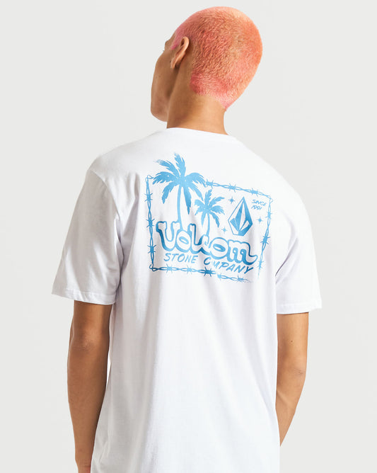 Camiseta Volcom Slim Cynical Branca