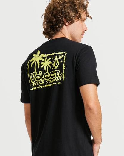 Camiseta Volcom Slim Cynical Preta