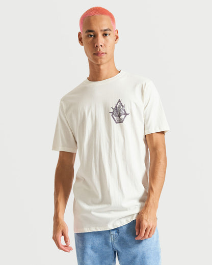 Camiseta Volcom Slim Homegrown Off White