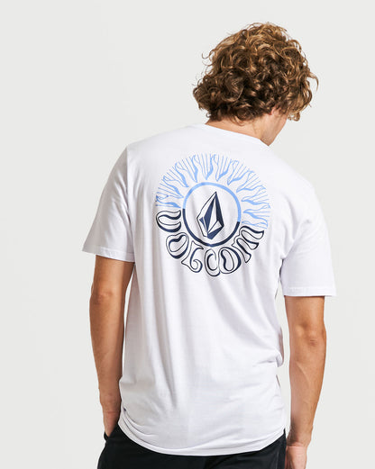 Camiseta Volcom Slim Glass Off Branca