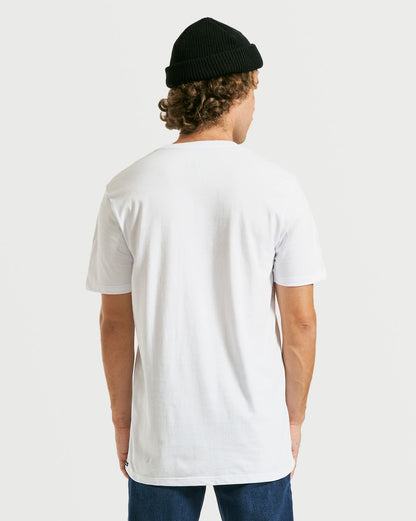 Camiseta Volcom Long Fit Solid Pocket Branca