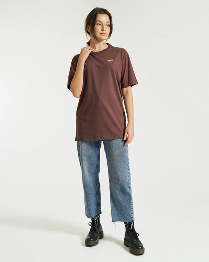 Camiseta Volcom Oversized Skull Vinho