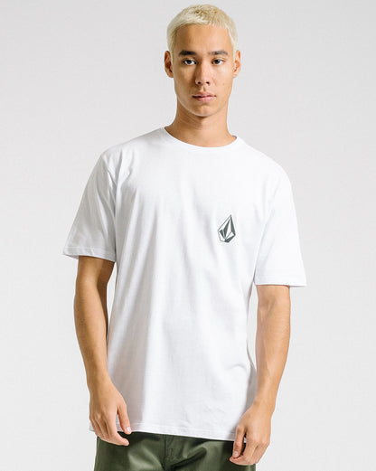 Camiseta Volcom Regular Deadly Stone Branca