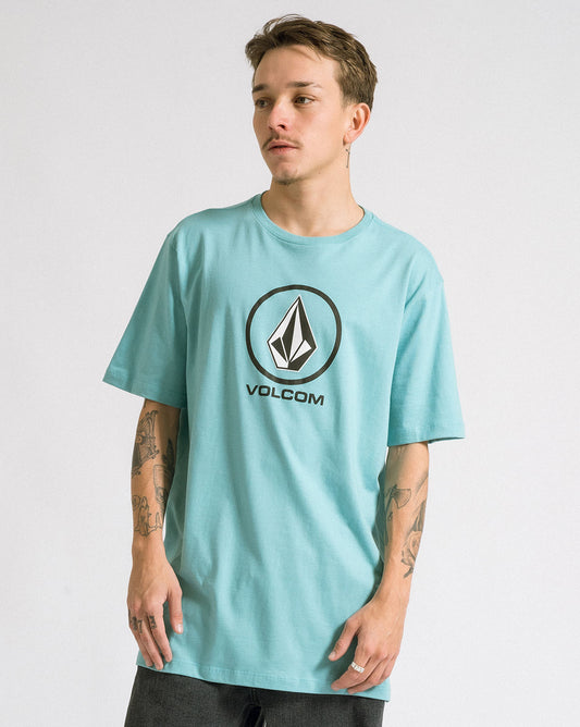 Camiseta Volcom Regular Crisp Stone Azul