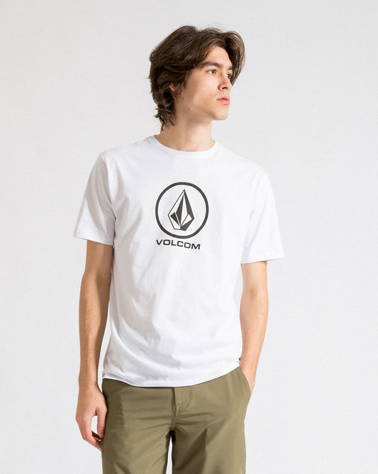 Camiseta Volcom Regular Crisp Stone Branca