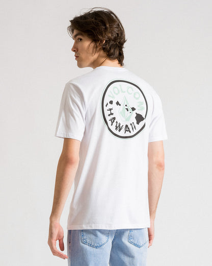 Camiseta Volcom Regular Vibrationz Branca