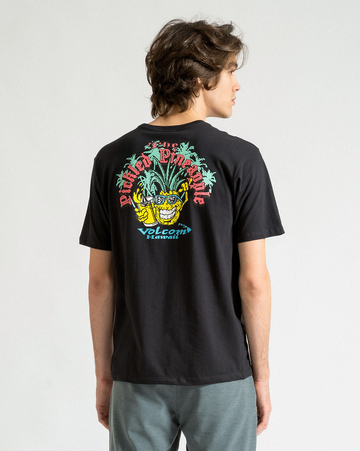 Camiseta Volcom Regular Pickled Preta