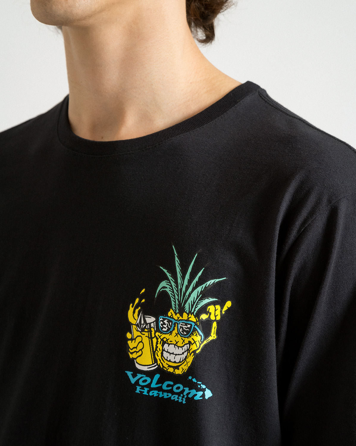 Camiseta Volcom Regular Pickled Preta