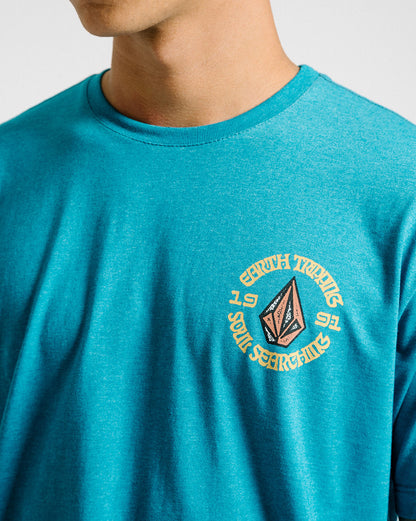 Camiseta Volcom Regular Fried Azul