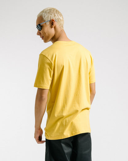 Camiseta Volcom Regular Phaset Amarela