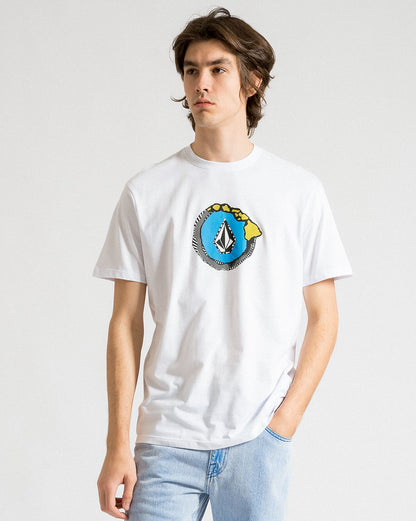 Camiseta Volcom Regular Looper Branca