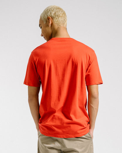 Camiseta Volcom Regular Cleen Vermelha