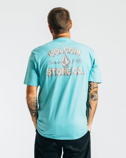 Camiseta Volcom Regular Ranchero Azul