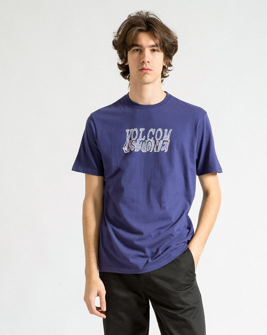 Camiseta Volcom Regular Counter Part Azul