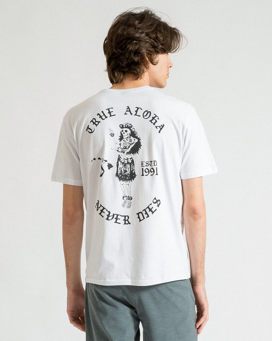 Camiseta Volcom Regular True Aloha Branca