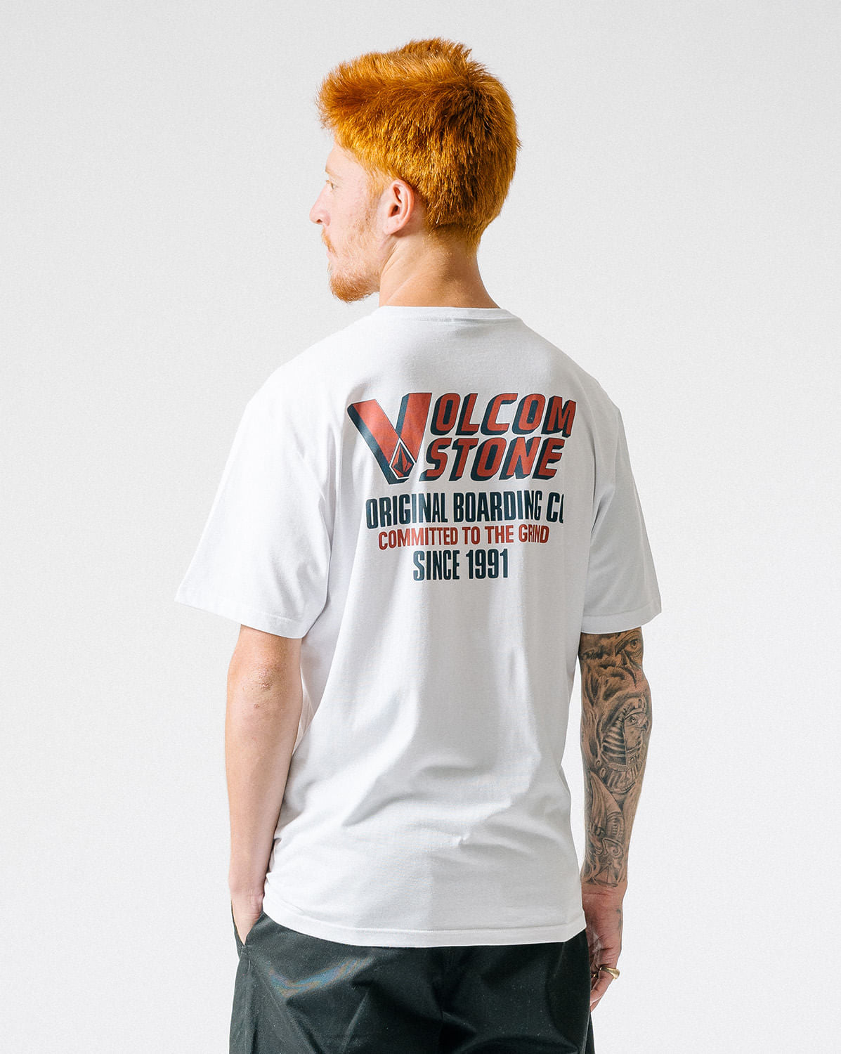 Camiseta Volcom Regular Raceday Branca