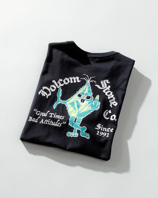 Camiseta Volcom Regular Party Preta