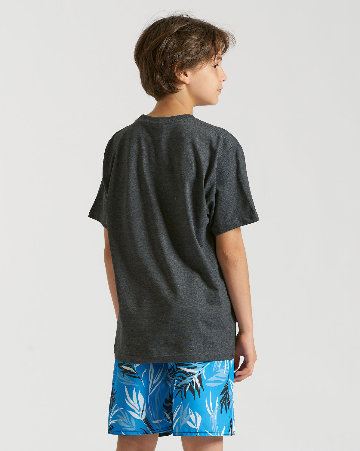 Camiseta Volcom Regular Shifty Juvenil Preta