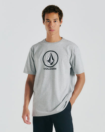 Camiseta Volcom Crisp Stone Cinza