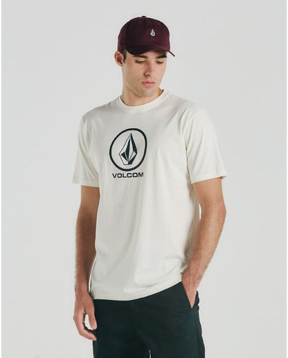 Camiseta Volcom Crisp Stone Off White