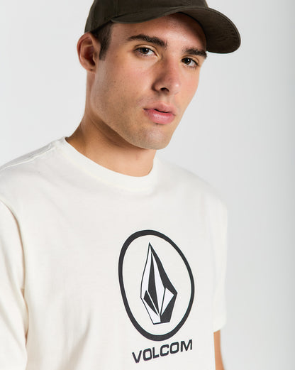 Camiseta Volcom Crisp Stone Off White