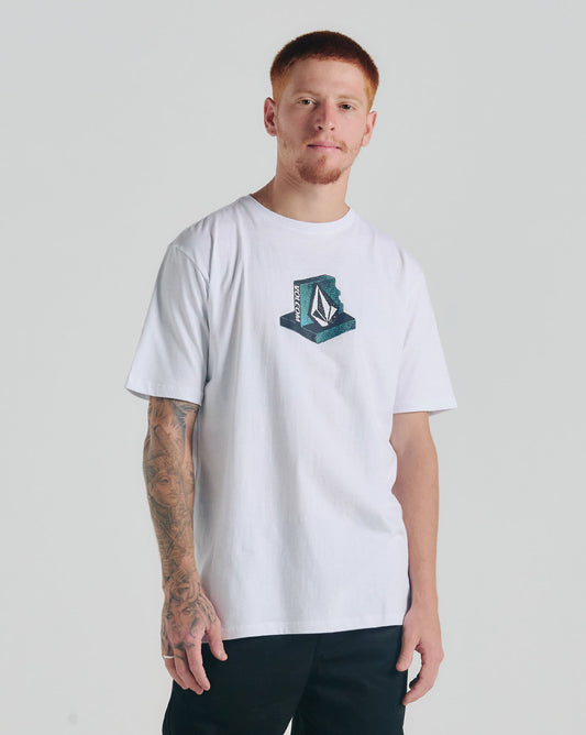 Camiseta Volcom Leanin Branca