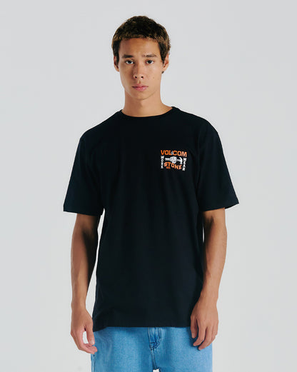 Camiseta Volcom Workwear Nailed Preta