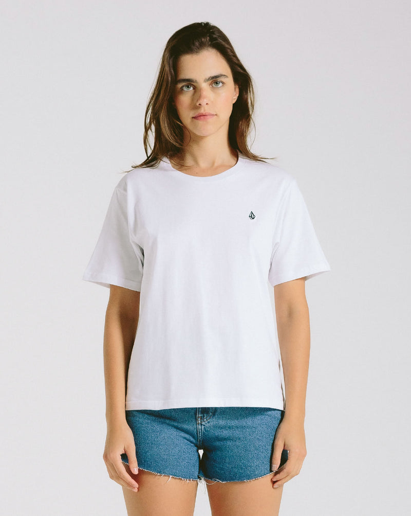 Camiseta Volcom Regular Stone Blanks Branca
