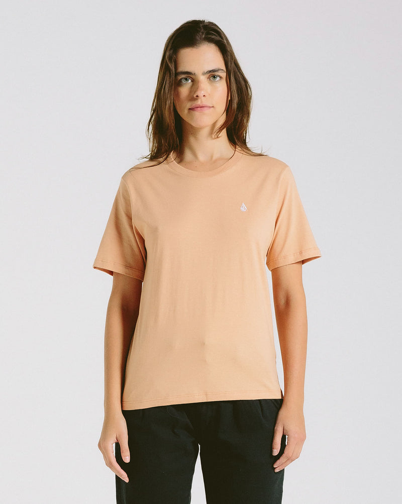 Camiseta Volcom Regular Stone Blanks Rosa