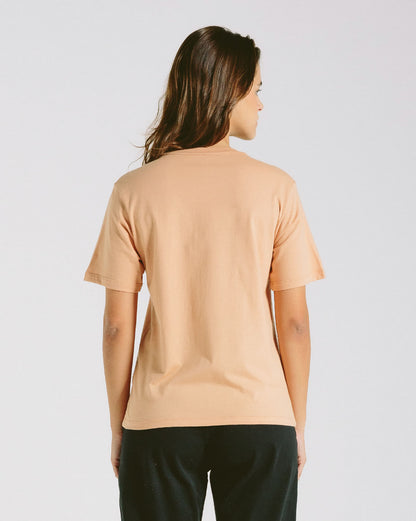 Camiseta Volcom Regular Stone Blanks Rosa