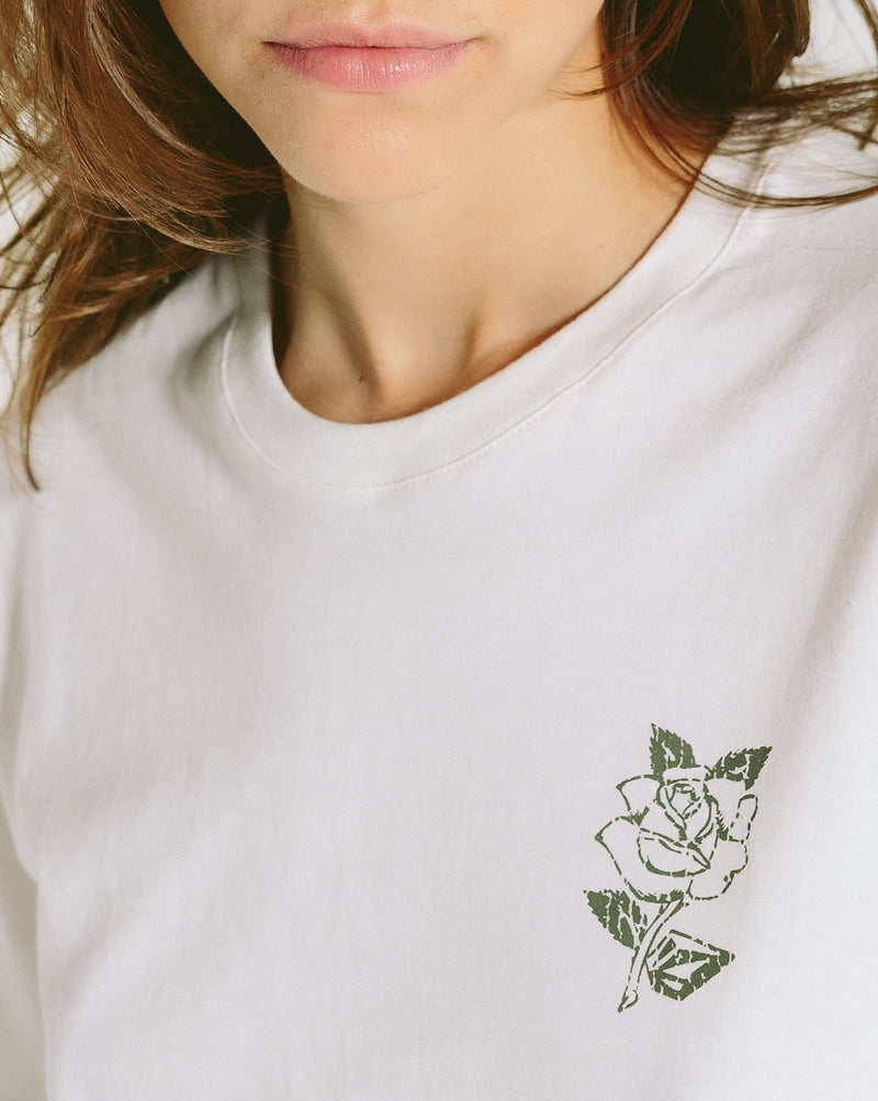 Camiseta Volcom Regular Stone Tech Off White