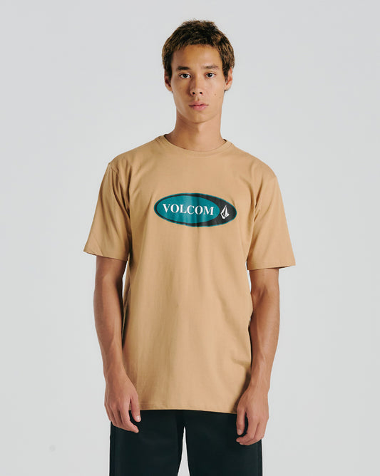 Camiseta Volcom Vellipse Caramelo