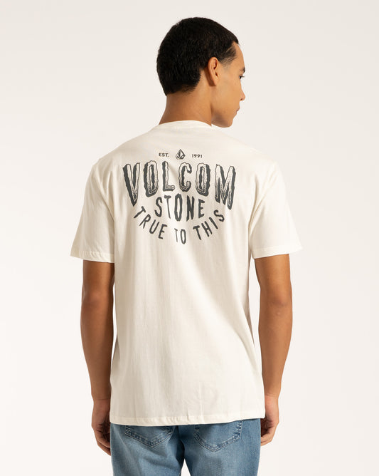 Camiseta Volcom Stone True To This Off White