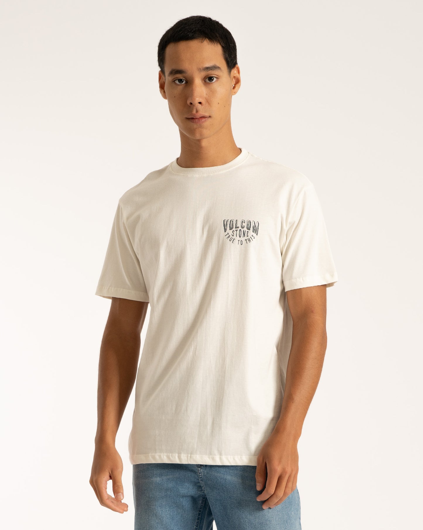 Camiseta Volcom Stone True To This Off White