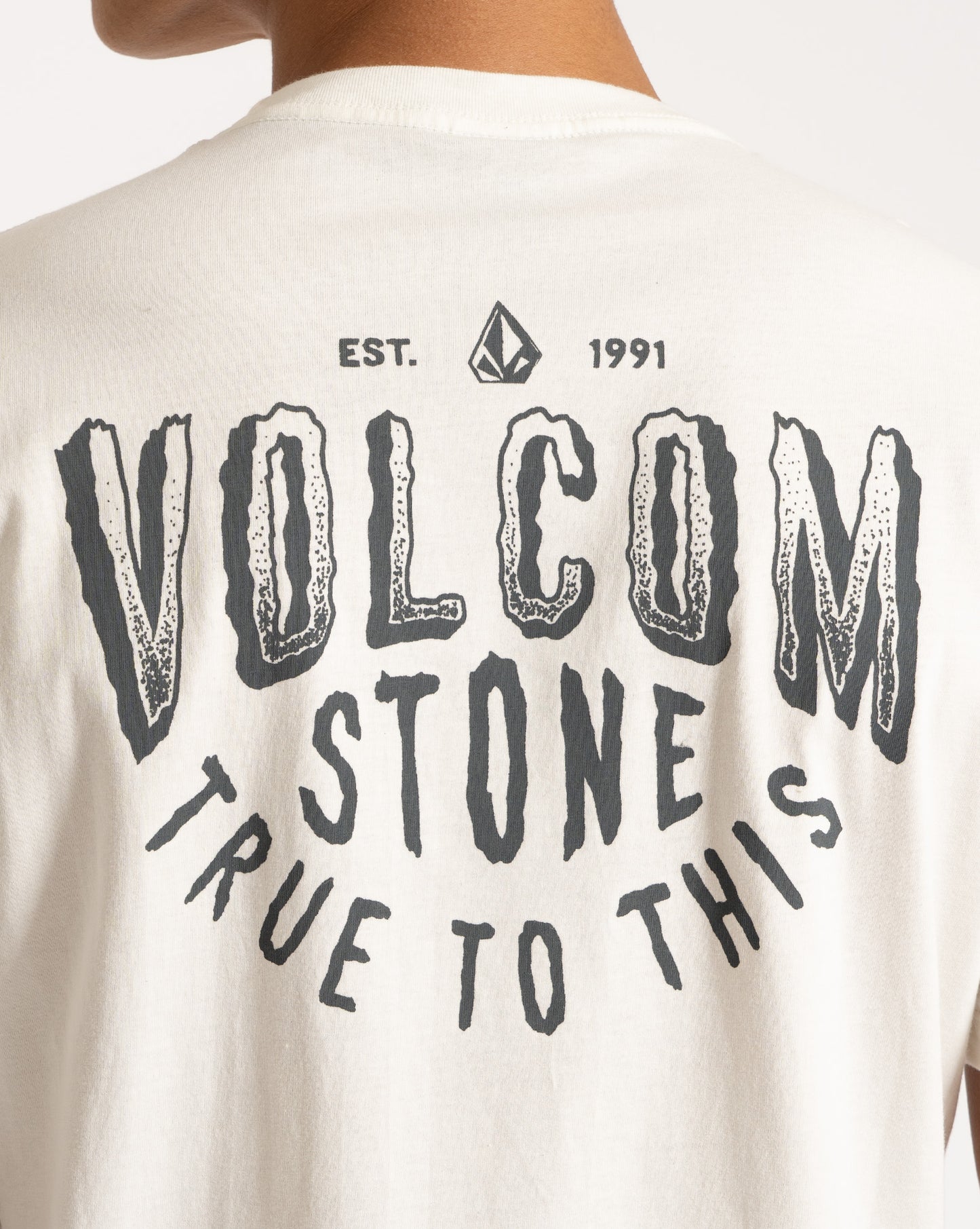 Camiseta Volcom Stone True To This Off White