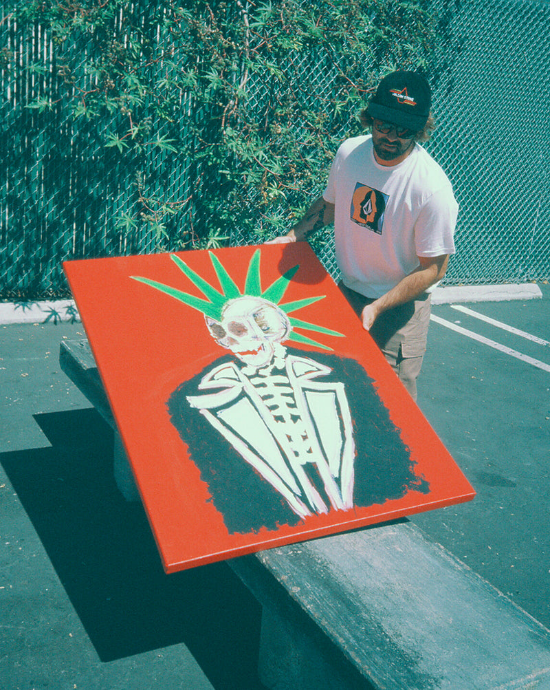 Camiseta Volcom Whelmed Off White