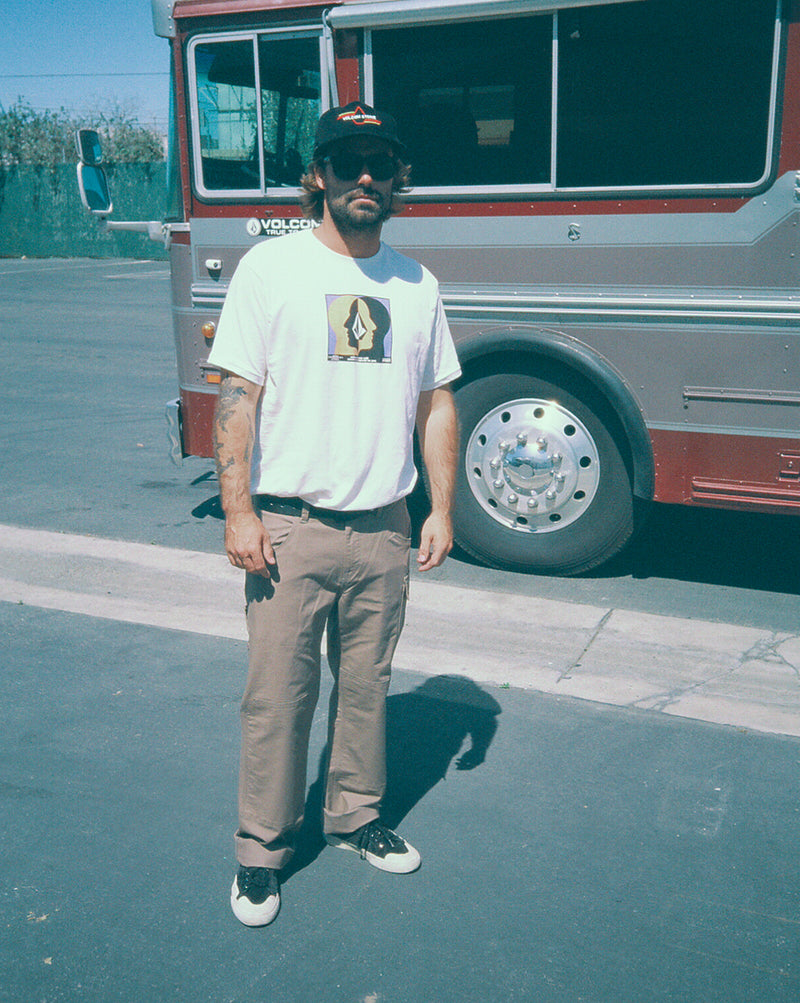 Camiseta Volcom Whelmed Off White